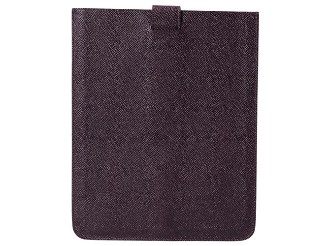 Dolce & Gabbana Custodia per tablet in pelle marrone scuro con placca logo - vista 2