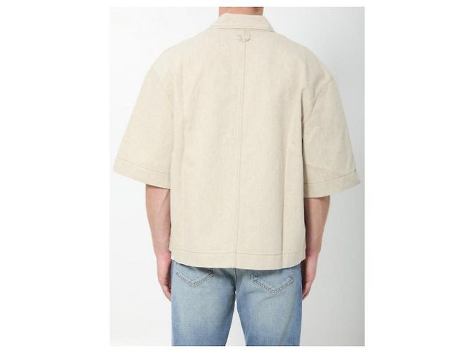 Camicia Jacquemus PAYSAN DENIM Light Beige - vista 7