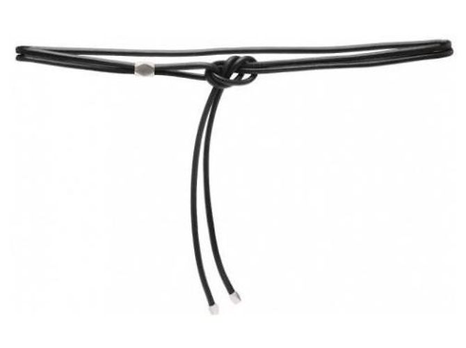 Cinturón Isabel Marant Silvia Negro Plata - vista 4