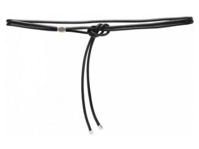 Cinturón Isabel Marant Silvia Negro Plata - vista 5