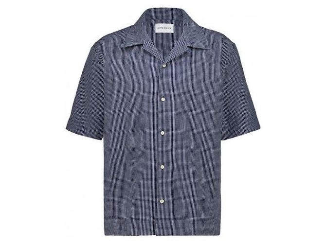 Givenchy Camicia a quadri con logo ricamato - vista 4