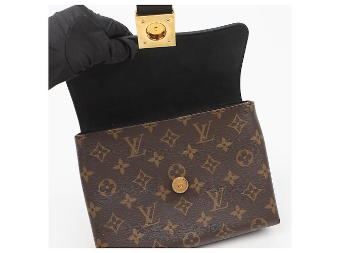 Louis Vuitton Monogram Canvas Tote Schultertasche Schwarz - Ansicht 7