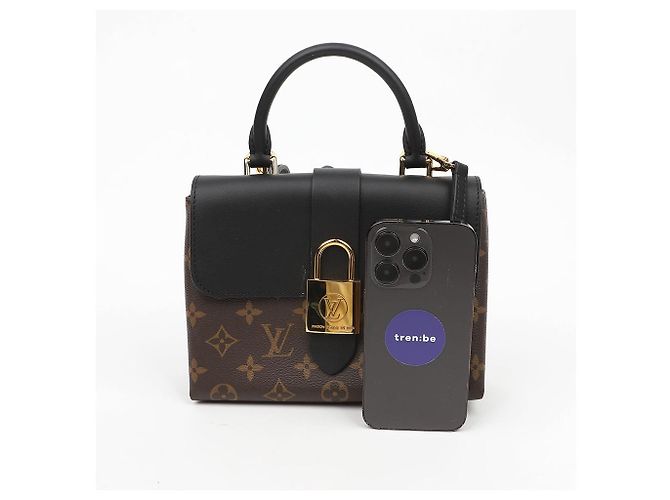 Louis Vuitton Monogram Canvas Tote Schultertasche Schwarz - Ansicht 9