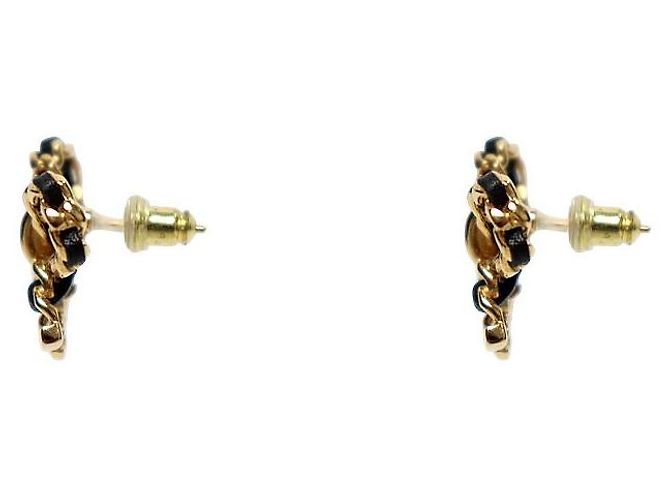 Chanel Pendientes de cadena con cinta - vista 2