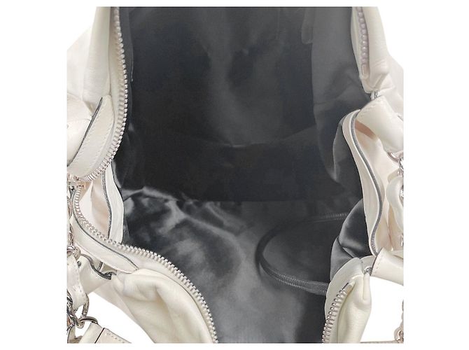 Chanel White Big CC Chain Schultertasche - Ansicht 11