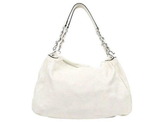 Chanel White Big CC Chain Schultertasche - Ansicht 3