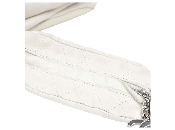 Chanel White Big CC Chain Schultertasche - Ansicht 9