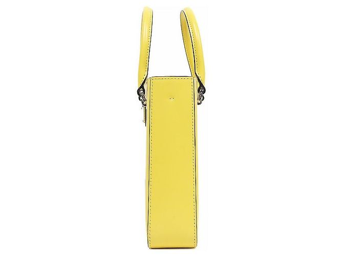 Prada Yellow Brushed Tote Bag - view 2
