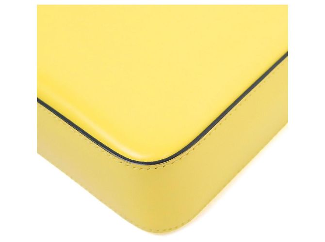 Prada Yellow Brushed Tote Bag - view 6