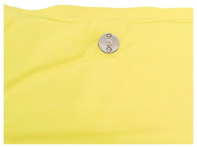 Salvatore Ferragamo Borsa a Tracolla Vivabow Gialla - vista 10