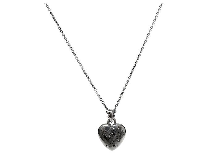 Gucci Collana Blind for Love in argento - vista 2