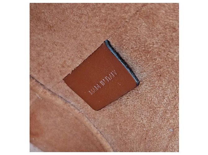 Céline Bolsa de Ombro Bucket Quai de la Seine Brown - vista 10