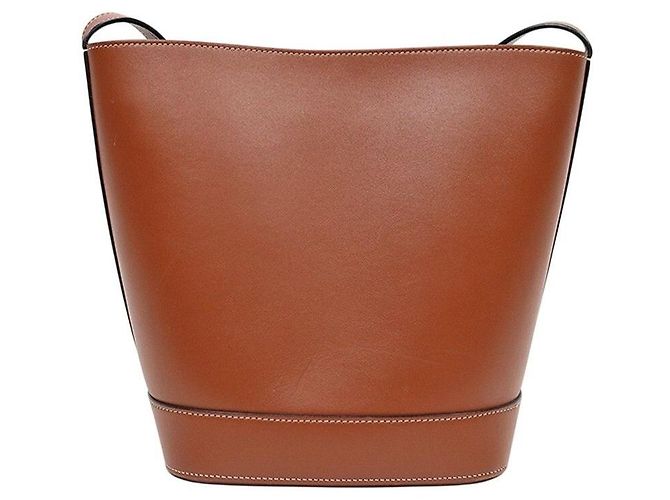 Céline Bolsa de Ombro Bucket Quai de la Seine Brown - vista 3