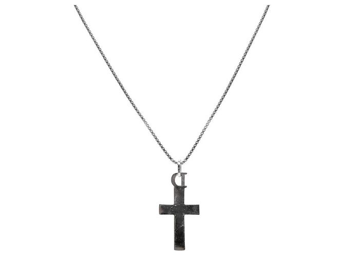 Dior Kreuzkette aus Silber - Ansicht 2