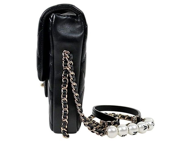 Chanel Borsa a tracolla con catena Black Pearl - vista 2