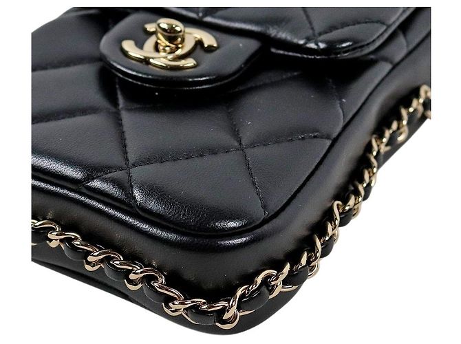 Chanel Borsa a tracolla con catena Black Pearl - vista 5