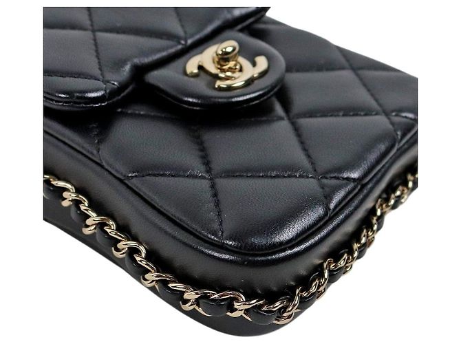 Chanel Borsa a tracolla con catena Black Pearl - vista 6