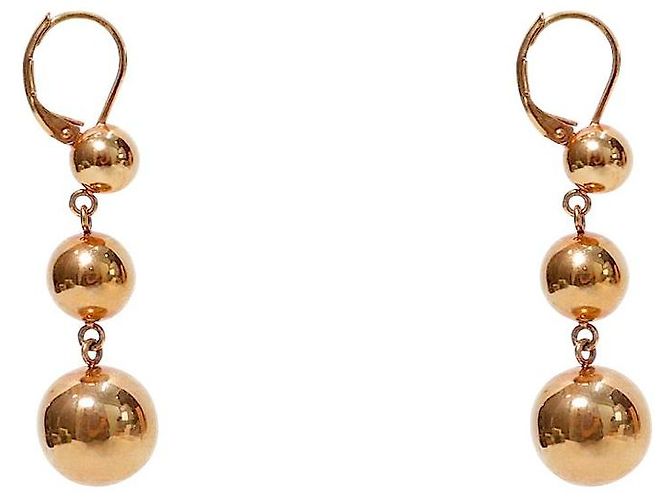Orecchini Céline Swing Ball oro - vista 2