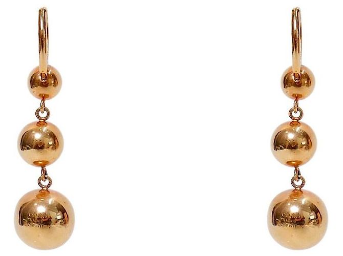 Orecchini Céline Swing Ball oro - vista 3