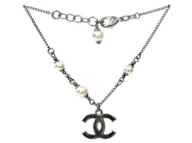 Chanel Bracciale Pearl CC Silver - vista 2