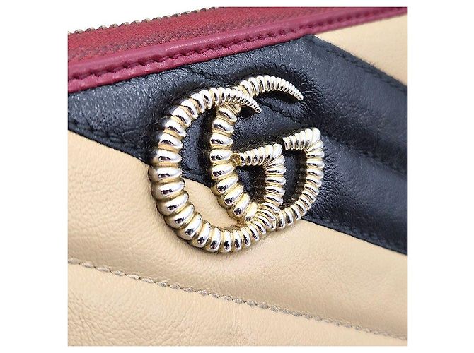 Gucci Cartera larga GG Marmont acolchada - vista 7