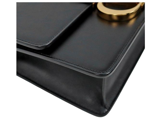 Dior Montaigne Box Schultertasche Schwarz - Ansicht 6