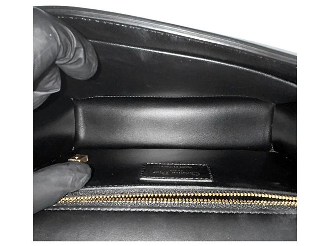 Dior Montaigne Box Schultertasche Schwarz - Ansicht 9