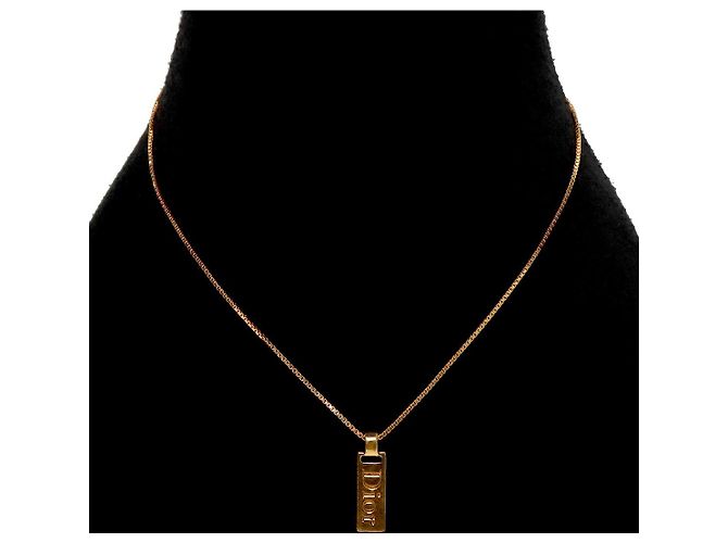 Collana Dior Plate Gold - vista 5
