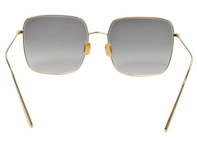 Occhiali da sole quadrati Dior Oro Metallo - vista 3