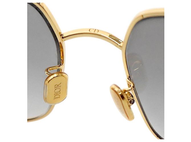 Occhiali da sole quadrati Dior Oro Metallo - vista 7