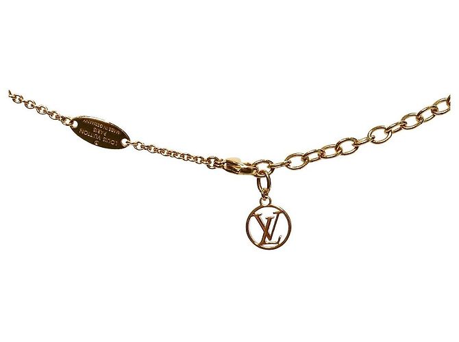 Collana Louis Vuitton Fiore Oro - vista 3