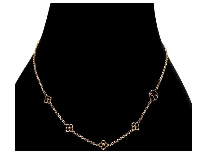 Collana Louis Vuitton Fiore Oro - vista 5