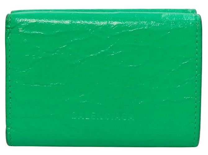 Balenciaga Cartera de cuero verde - vista 3