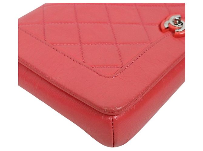 Chanel Borsa crossbody WOC rosa - vista 5