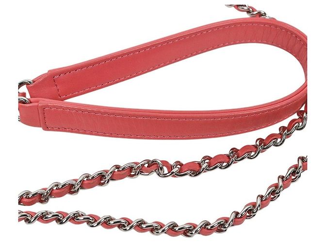 Chanel Borsa crossbody WOC rosa - vista 6