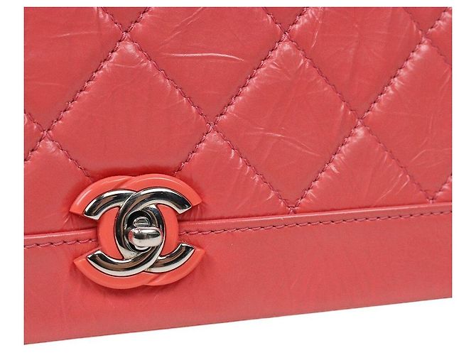 Chanel Borsa crossbody WOC rosa - vista 7