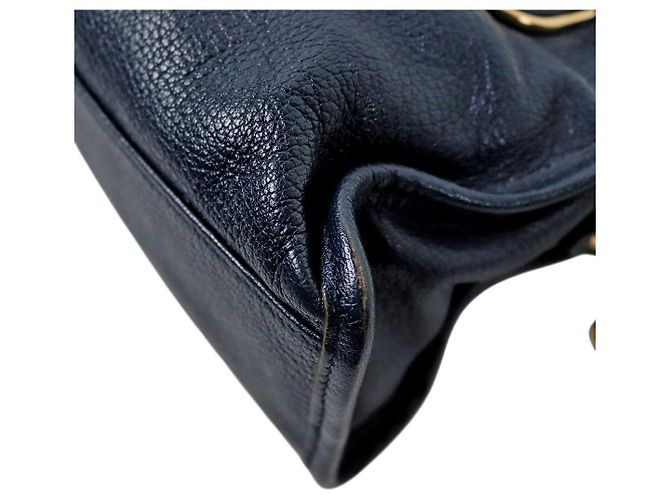 Balenciaga Borsa Motor City Mini Edge Navy - vista 6