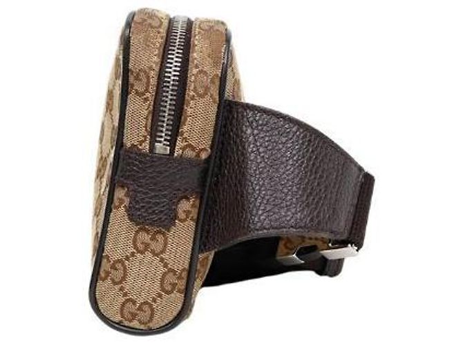 Bolso cinturón Gucci Jacquard marrón - vista 2