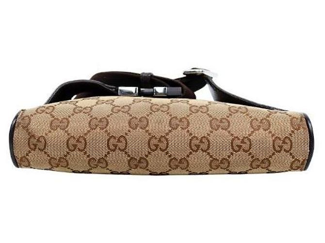 Bolso cinturón Gucci Jacquard marrón - vista 4