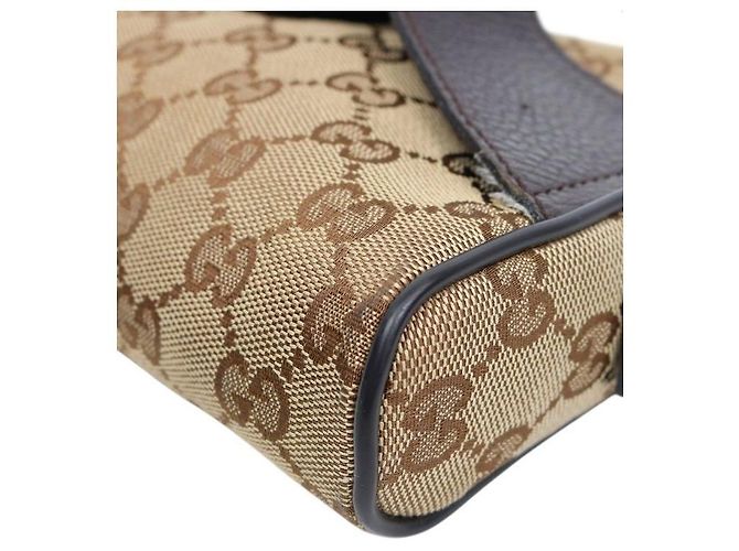 Bolso cinturón Gucci Jacquard marrón - vista 5