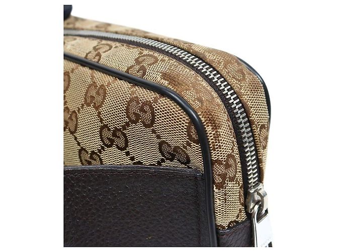 Bolso cinturón Gucci Jacquard marrón - vista 8