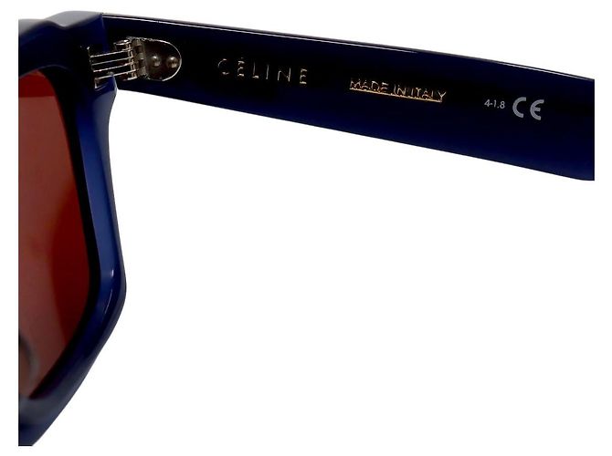 Céline Sonnenbrille Blau Navy Rot - Ansicht 7