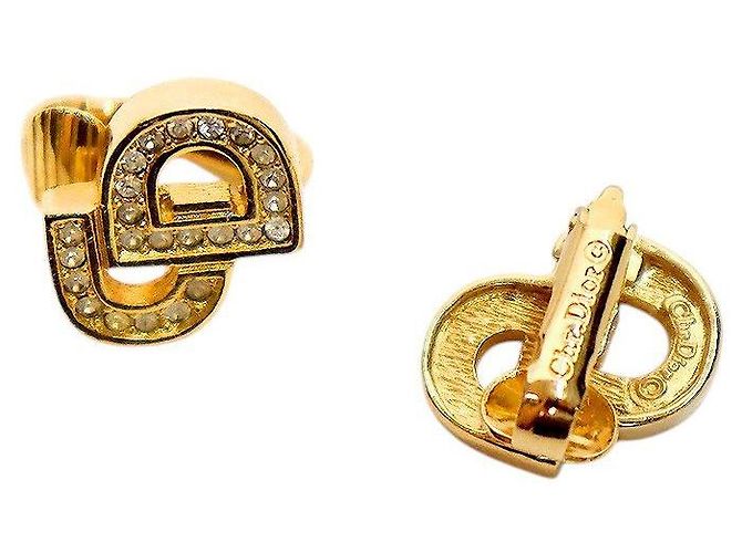 Dior Pendientes Cubic CD Gold - vista 4