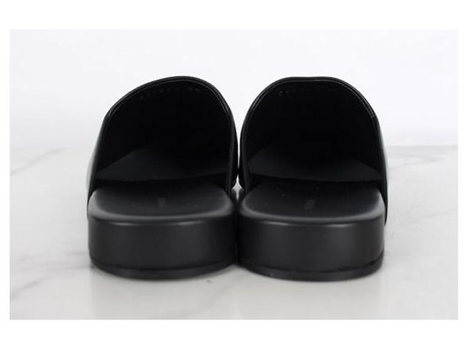 Balenciaga Leder-Mules mit Logo - Ansicht 6