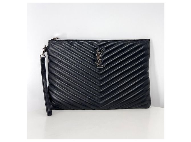 Autre Marque Clutch Matelassé New Medium Black - vista 2