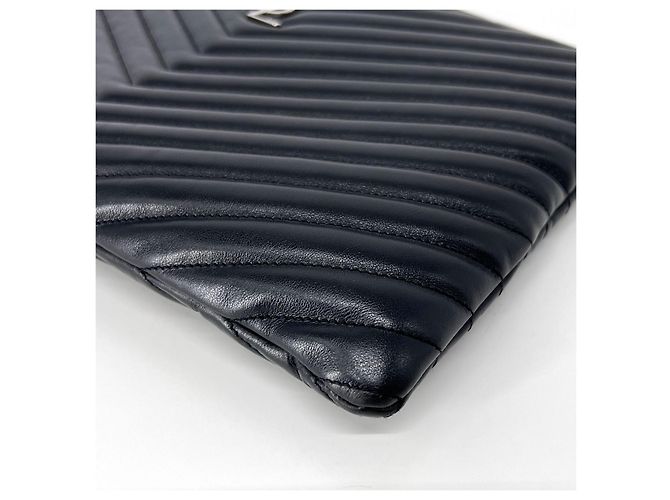 Autre Marque Clutch Matelassé New Medium Black - vista 7