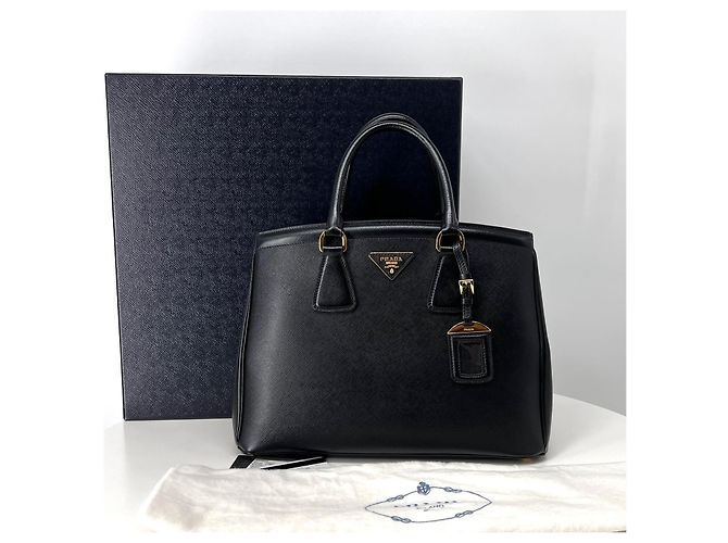 Prada Borsa Tote Saffiano Lux Nera - vista 2