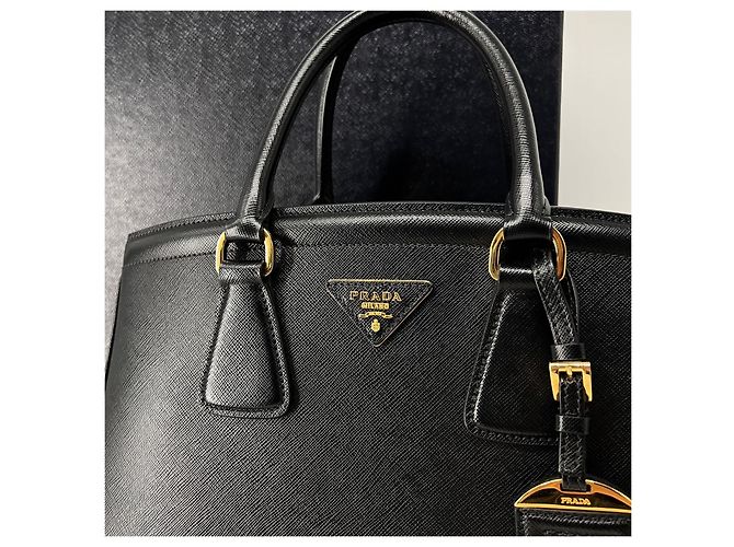 Prada Borsa Tote Saffiano Lux Nera - vista 4