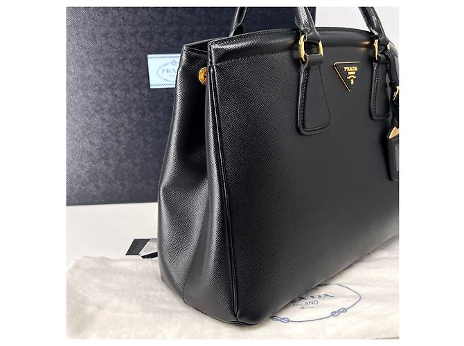 Prada Borsa Tote Saffiano Lux Nera - vista 6