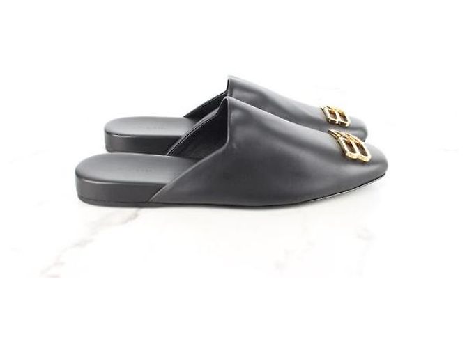 Mule Balenciaga Cozy BB Nera Oro - vista 6